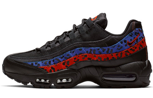 Nike Womens Air Max 95 'Leopard Pack' Black/Black-Habanero Red CD0180-001 sneakmarks