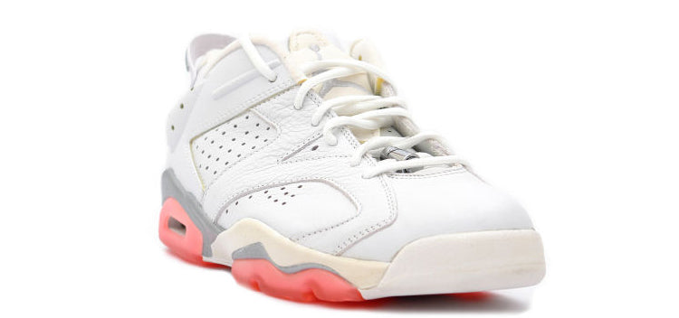 Womens WMNS Air Jordan 6 Retro Low 'Coral Rose' White/Coral Rose 304402-161