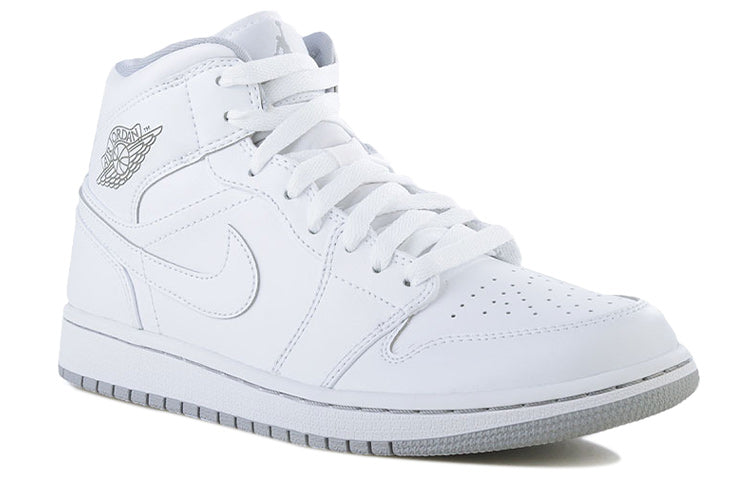 Air Jordan 1 Mid White Wolf Grey 554724-112