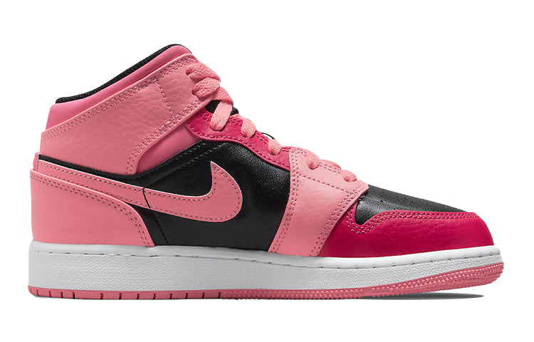 Air Jordan 1 Mid Coral Chalk (GS) 554725-662