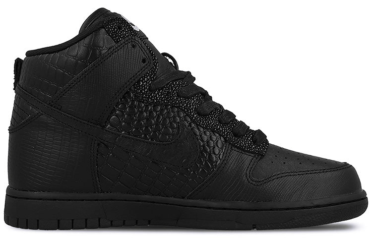 Nike Womens WMNS Dunk High LX 'Black' Black/Black-Ivory 881233-001