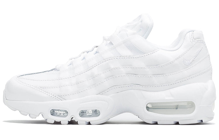 Nike Womens Air Max 95 'Triple White' White/White-White 307960-108 sneakmarks