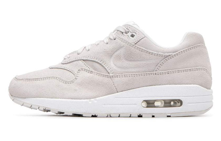 Nike Womens Air Max 1 Premium 'Summit White' Summit White/Summit White/Platinum Tint 454746-111 KICKSOVER