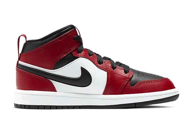 Air Jordan 1 Mid PS 'Chicago Black Toe' Black/Gym Red/Black 640734-069