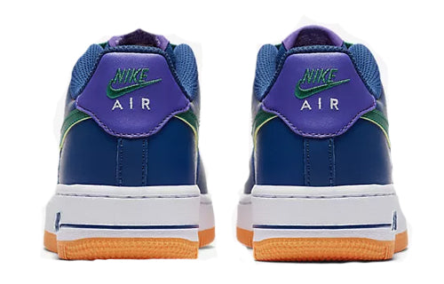 Nike Air Force 1 Low LV8'Gym Blue' GS Gym Blue/White-Hyper Grape-Neptune Green 596728-407 KICKSOVER