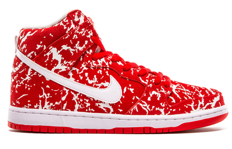 Nike SB Skateboard Dunk High PRM 'Raw Meat' Challenge Red/Challenge Red/White/White 313171-616