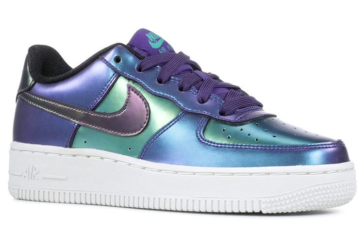 Nike Air Force 1 Low LV8 GS 'Purple Neptune Green' Court Purple/Neptune Green/Black/Rush Pink 849345-500 KICKSOVER