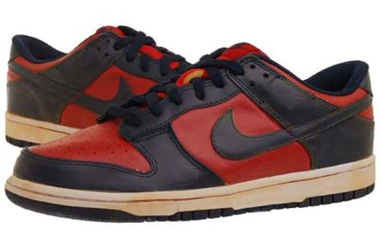 Nike Dunk Low Vintage 'Varsity Red Blue' Varsity Red/Midnight Blue 446242-601