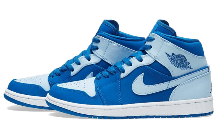 Air Jordan 1 Mid Team Royal/Ice Blue-White 554724-400