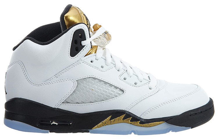 Air Jordan 5 Retro GS Olympic Gold Tongue 440888-133