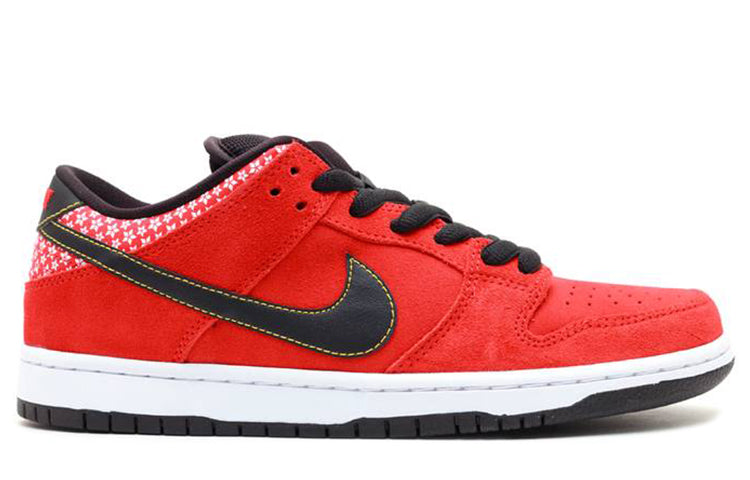 Nike Dunk Low Premium SB Skateboard 'Firecracker' Challenge Red/Black-White 313170-602