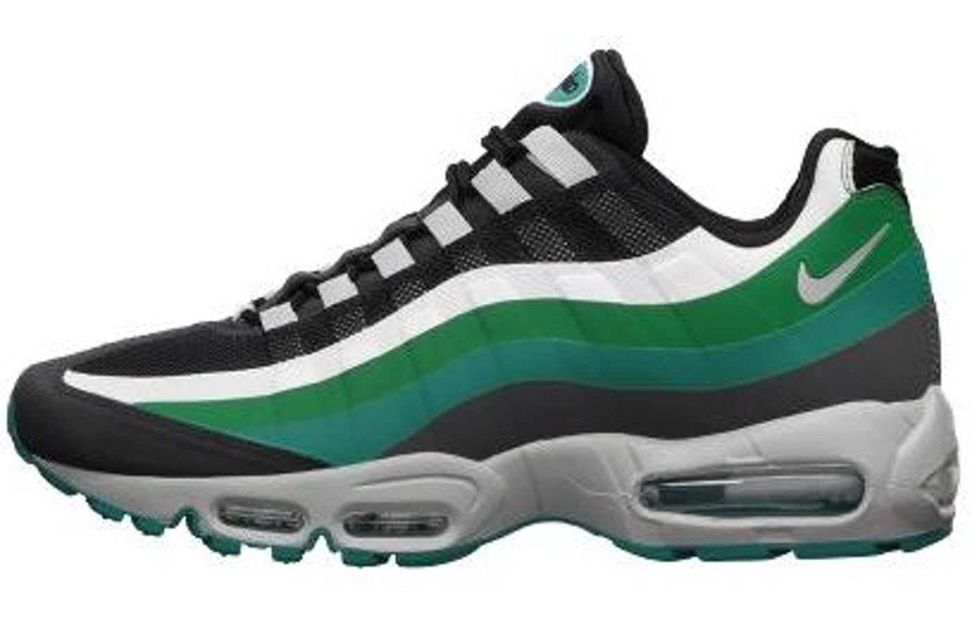 Nike Air Max 95 Ns Nfl 'Philadelphia Eagles' Black/Metallic Silver (Philadelphia) 542052-024 sneakmarks