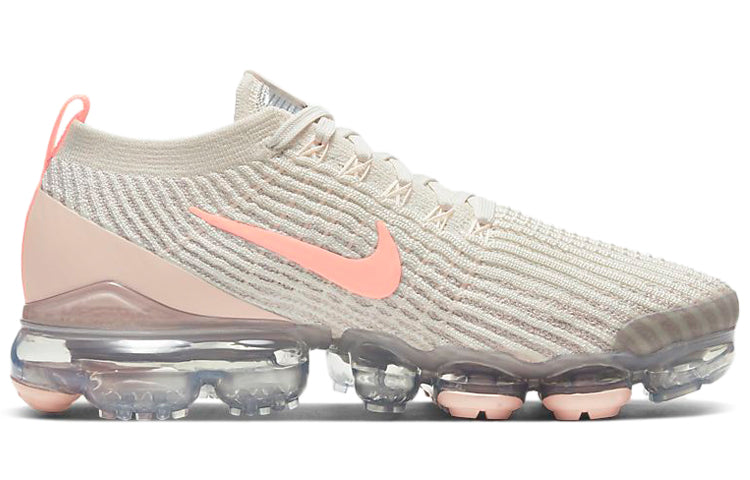 Nike Womens Air VaporMax Flyknit 3 'Light Cream Crimson Tint' Light Cream/Crimson Tint/Vast Grey/Atomic Pink CT1274-200