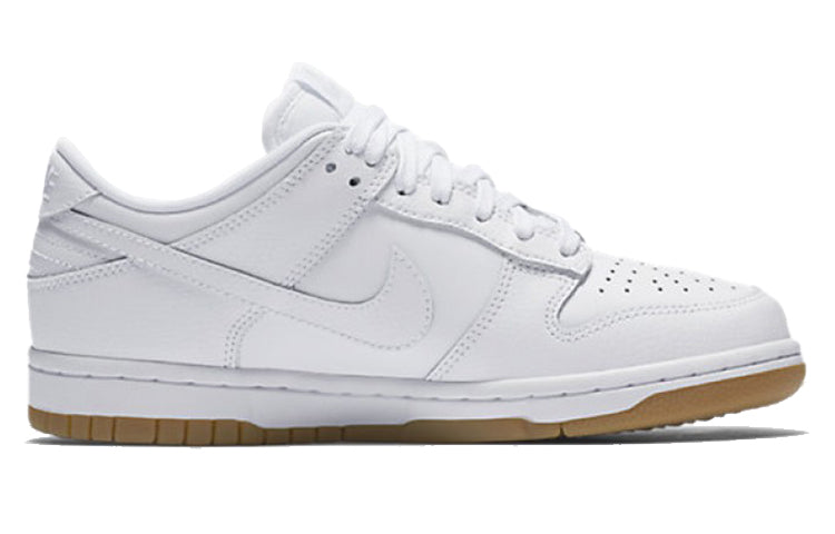 Nike Womens WMNS Dunk Low 'White Gum' White/Pure Platinum/Gum Light Brown/White 311369-100