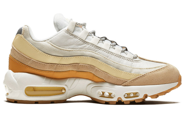 Nike Womens Air Max 95 'Coconut Milk' Sail/Coconut Milk/Lemon Drop/Light Citron DD6622-100 sneakmarks