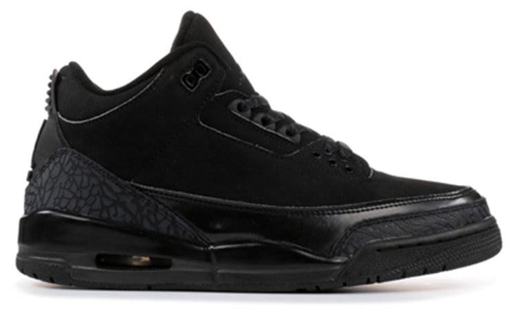 Air Jordan 3 Retro 'Black Cat' Black/Dark Charcoal-Black 136064-002