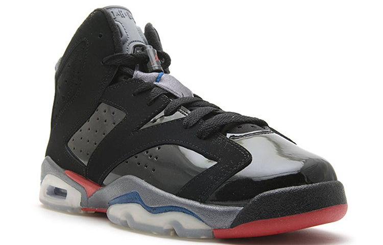 Air Jordan 6 Retro GS 'Piston' Black/Varsity Red-Tr Bl-Lt Grpht 384665-001