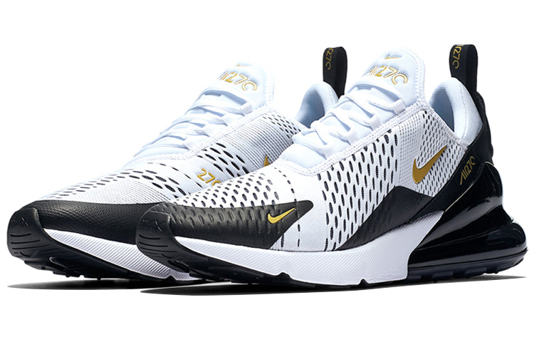 Nike Air Max 270 'White Gold' White/Metallic Gold-Black AV7892-100 KICKSOVER