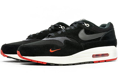 Nike Air Max 1 Premium 'Bred' Black/Oil Grey/University Red 875844-007 KICKSOVER