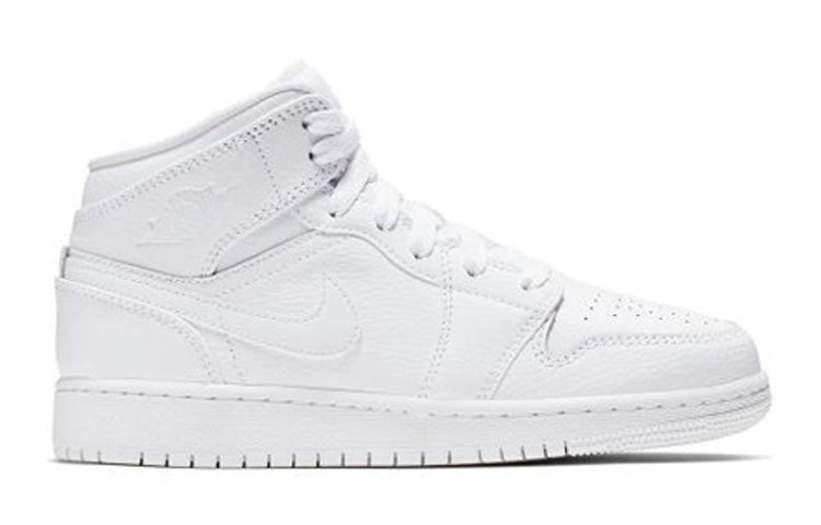 Air Jordan 1 Mid GS White 554725-129