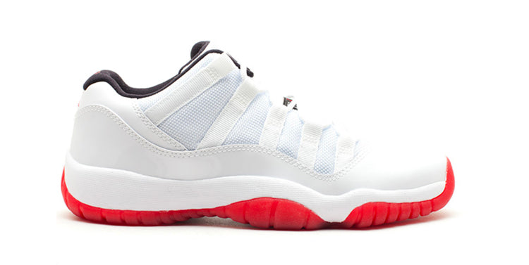 Air Jordan 11 Retro Low GS 'White Varsity Red' White/Varsity Red-Black 528896-101