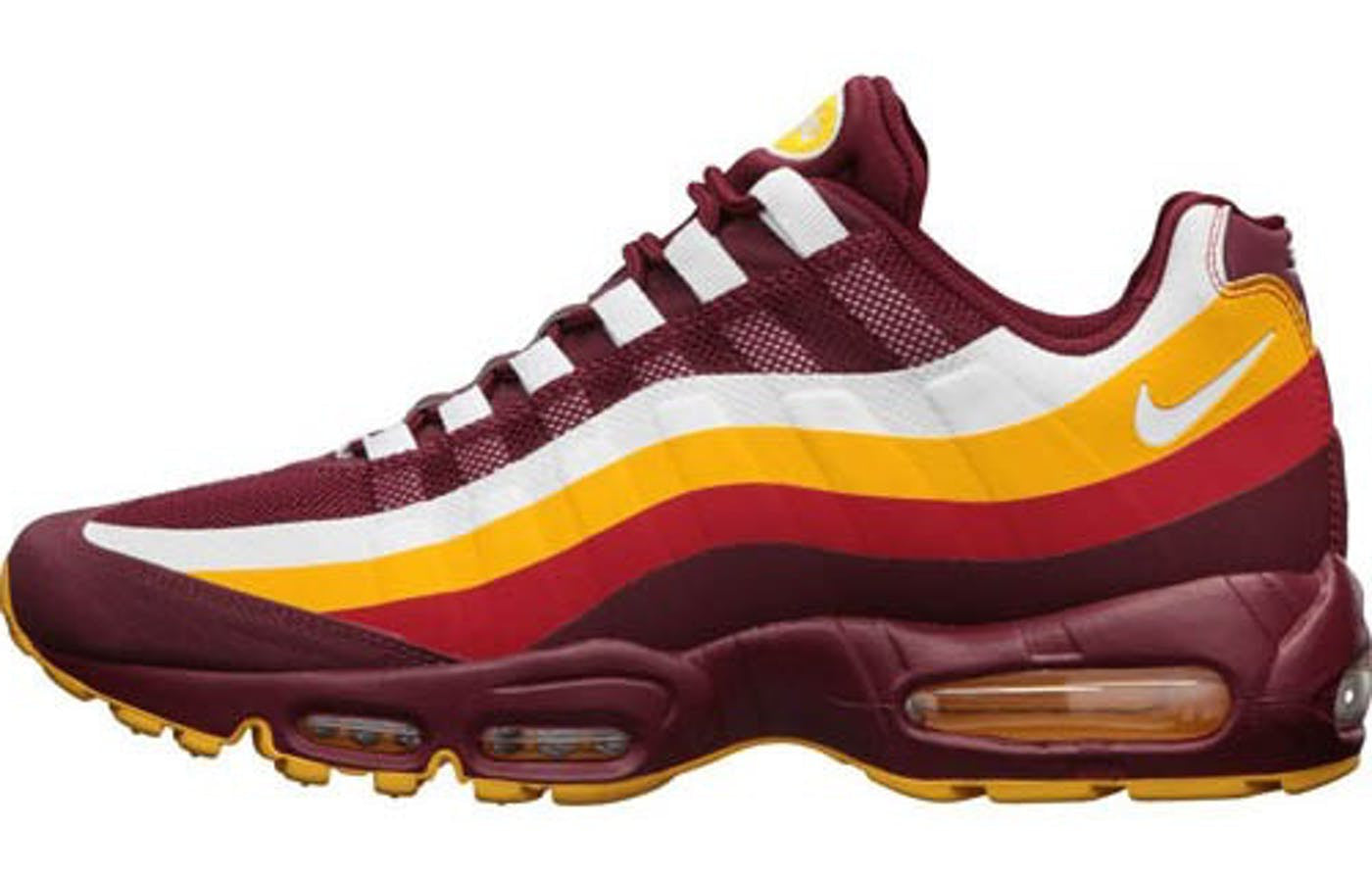 Nike Air Max 95 Ns NFL 'Washington Redskins' Tm Rd/Wht-Unvrsty (Washington) 542052-632 sneakmarks