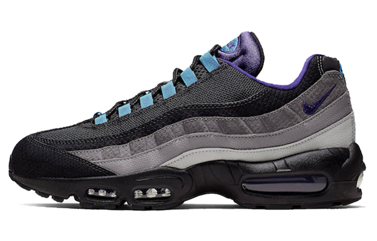 Nike Air Max 95 'Black Grape' Black/Court Purple-Teal Nebula AO2450-002 sneakmarks