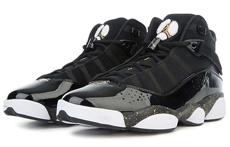 Air Jordan 6 Rings 'Black Metallic Gold' Black/Metallic Gold-White 322992-007