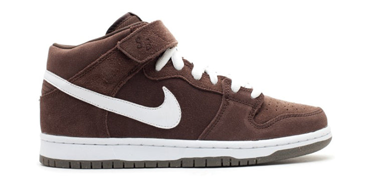 Nike Dunk Mid Pro Sb Brq Brown/White-Gm Drk Brwn 314383-219 sneakmarks