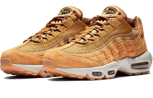 Nike Air Max 95 'Wheat Pack' Wheat/Light Bone-Black-Wheat AJ2018-700 sneakmarks