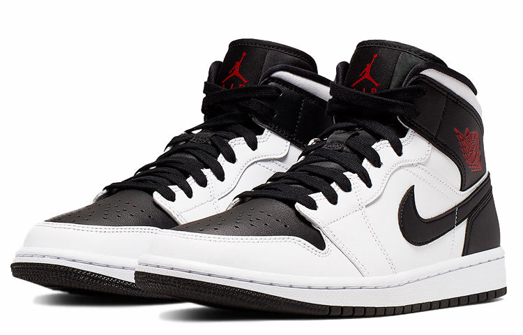 Womens WMNS Air Jordan 1 Mid White Black BQ6472-101