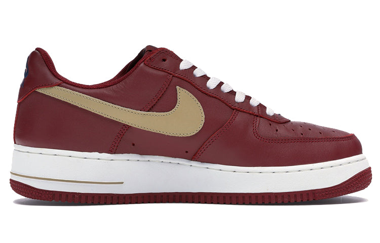 Nike Air Force 1 Low 'LeBron James' Varsity Crimson/Jersey Gold-Coll Navy 306353-671 KICKSOVER