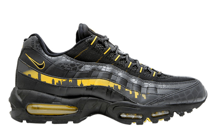 Nike Air Max 95 Premium 'Nyc Blackout' Black/Black-Varwsity Maize 330795-001 sneakmarks