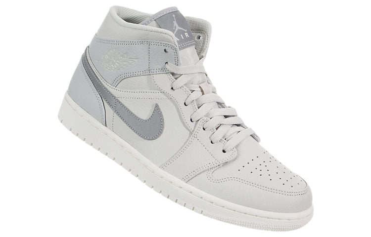 Air Jordan 1 Mid SE Light Bone Reflective Silver 852542-003