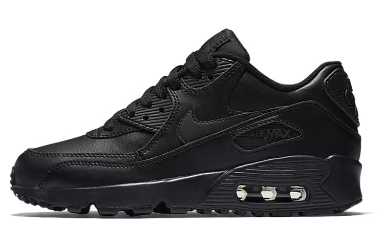 Nike Air Max 90 Leather GS Black 833412-001 KICKSOVER