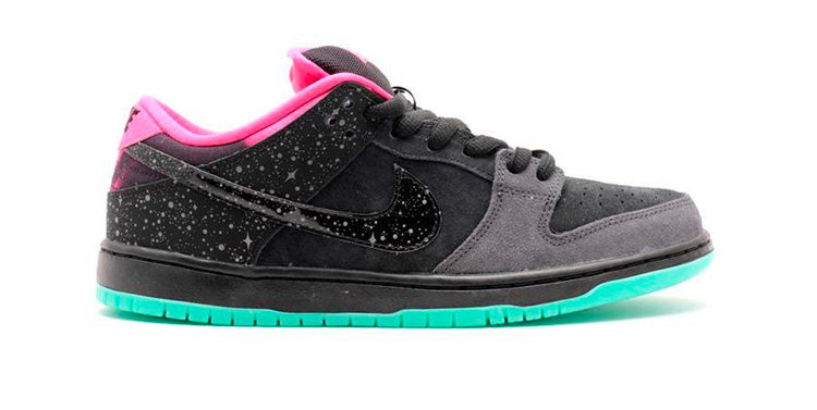 Nike Premier x Dunk Low Premium SB Skateboard AE QS 'Northern Lights' Anthracite/Black-Pink Force-Crystal Mint 724183-063