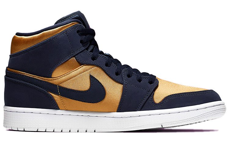 Air Jordan 1 Mid SE Obsidian Gold 852542-401