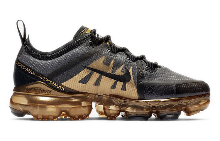 Nike Air VaporMax 2019 GS 'Black Gold' Black/Black-Metallic Gold AJ2616-004