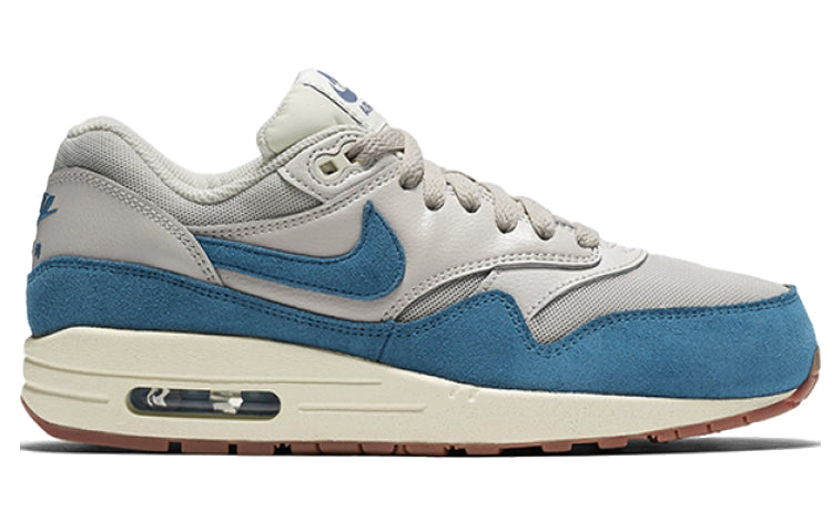 Nike Womens Air Max 1 Essential Light Bone Brigade Blue 599820-019 KICKSOVER