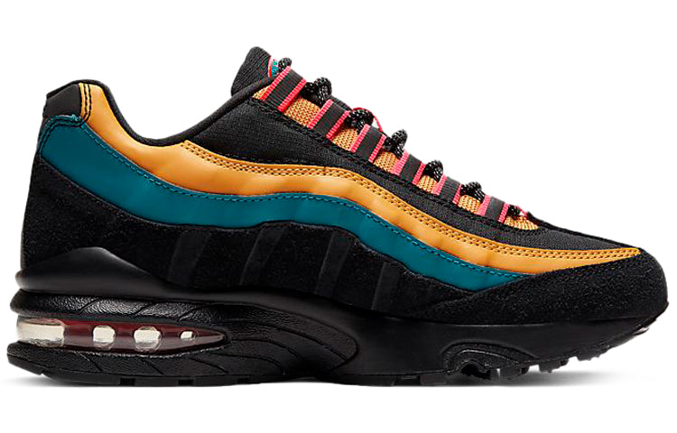 Nike Air Max 95 SE GS 'Black Bright Spruce' Black/Bright Spruce/Pollen Rise/Laser Crimson CU1095-001 sneakmarks