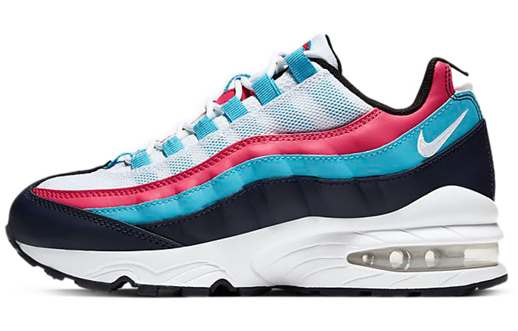 Nike Air Max 95 GS 'Blackened Blue Watermelon' Blackened Blue/White/Blue Fury/Watermelon 905348-404 sneakmarks