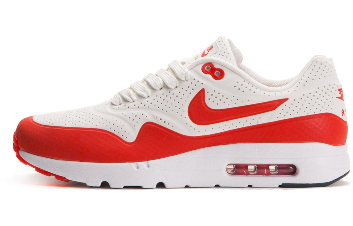 Nike Air Max 1 Ultra Moire Summit White Challenge Red 705297-106 KICKSOVER