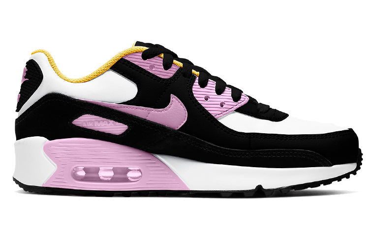 Nike Air Max 90 Leather GS 'Black Light Arctic Pink' Black/White/Dark Sulfur/Light Arctic Pink CD6864-007 KICKSOVER