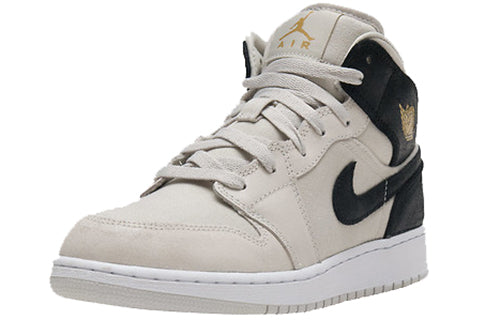 Air Jordan 1 Mid GS Light Bone 554725-023