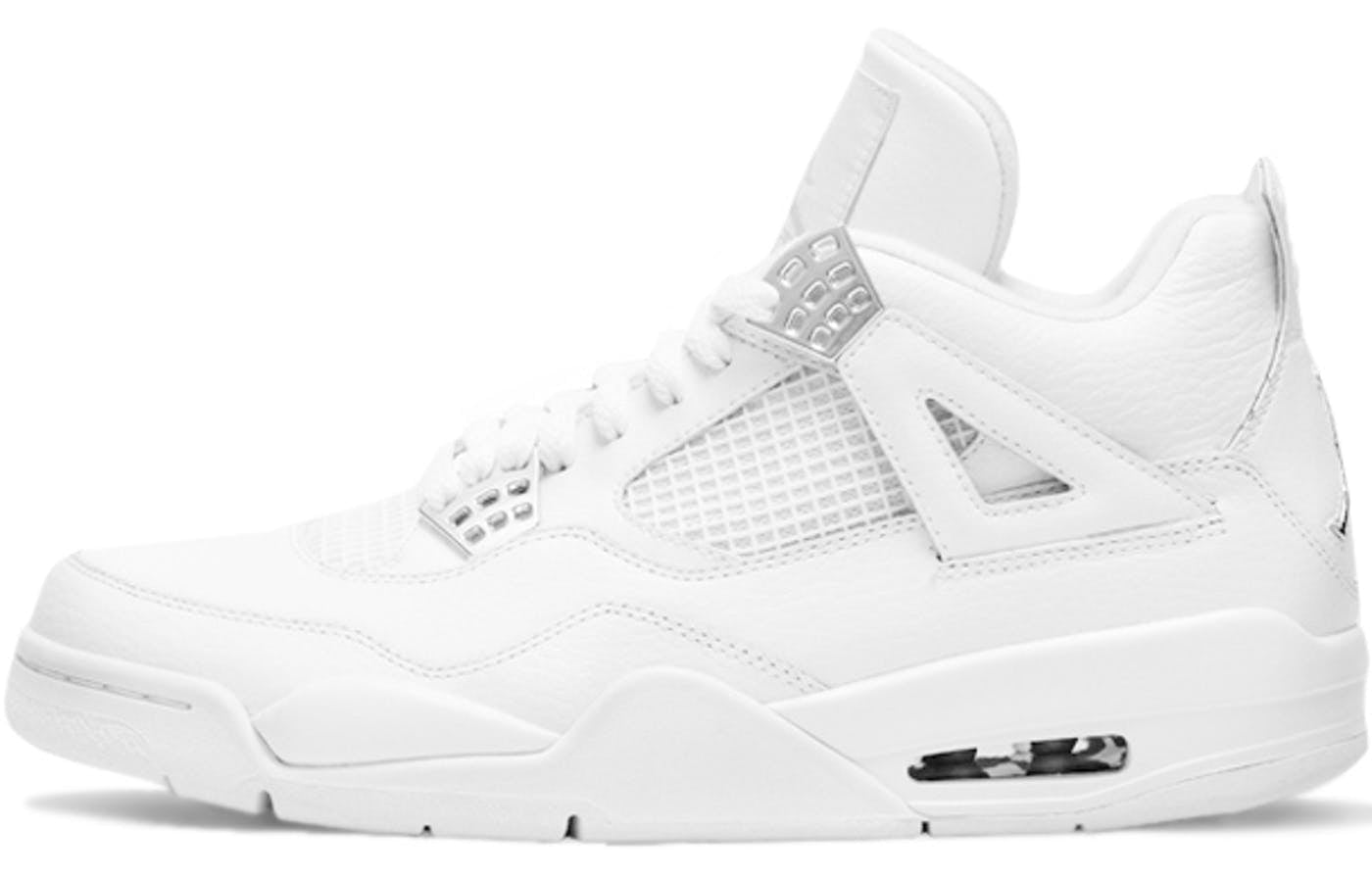 Air Jordan 4 Retro '25th Silver Anniversary' White/Metallic Silver 408202-101