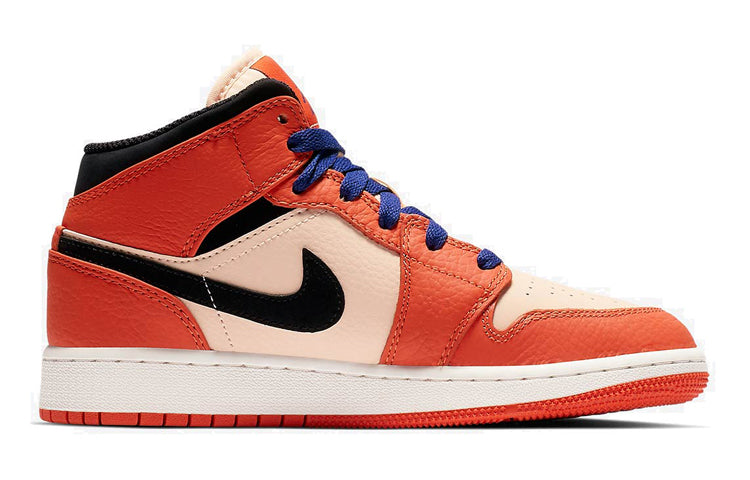 Air Jordan 1 Mid SE GS Team Orange BQ6931-800