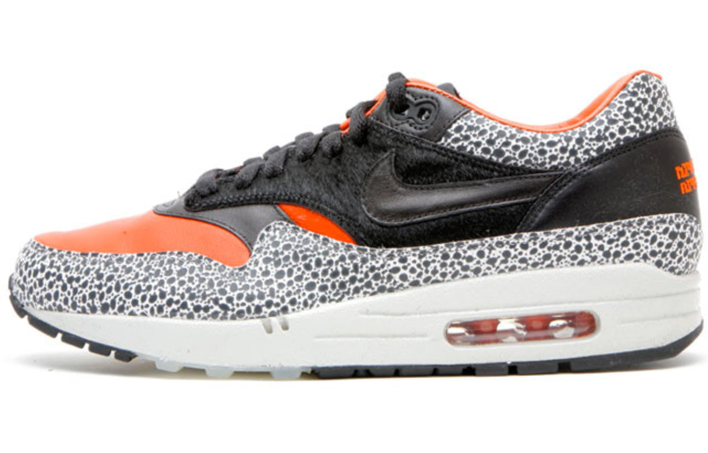 Nike Air Max 1 Supreme QK 'Keep Rippin Stop Slippin' Safety Orange/Black 332326-801 KICKSOVER