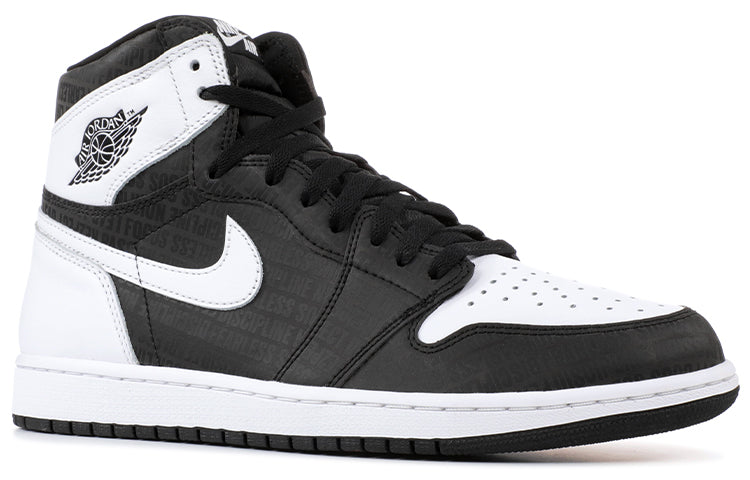 Air Jordan 1 Retro High OG 'RE2PECT' Black/White 555088-008