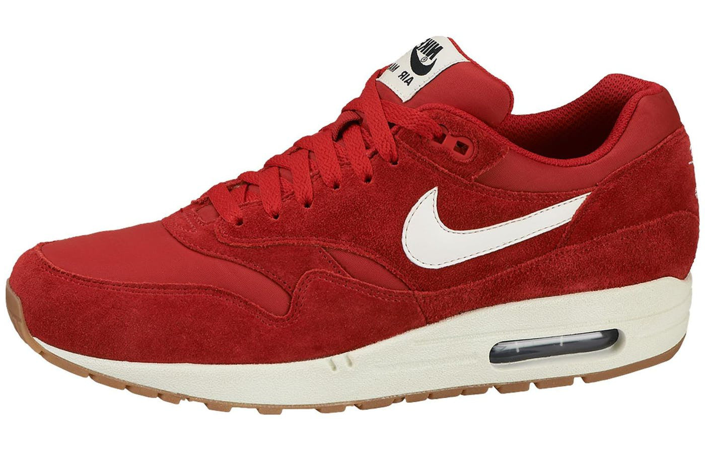 Nike Air Max 1 Essential 'Gym Red Sail' Gym Red/Sail/Black/Black 537383-611 KICKSOVER