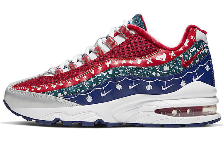 Nike Air Max 95'Ugly Christmas Sweater' GS White/University Red/Noble Red CT1593-100 sneakmarks